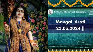 Mangal Arati || ISKCON Temple Bengaluru || 21.03.2024 ||