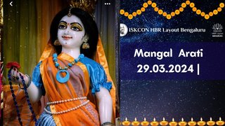 Mangal Arati || ISKCON Temple Bengaluru || 29.03.2023 ||