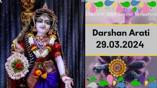 Darshan Arati || ISKCON Temple Bengaluru || 29.03.2023 ||
