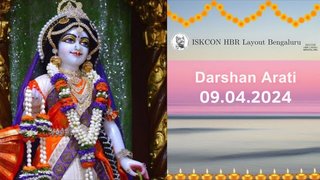 Darshan Arati || ISKCON Temple Bengaluru || 09.04.2024 ||