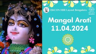Mangal Arati || ISKCON Temple Bengaluru || 11/4/24