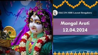 Mangal Arati || ISKCON Temple Bengaluru || 12.04.2024 ||