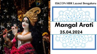 Mangal Arati || ISKCON Temple Bengaluru || 25.04.2024 ||