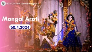 Mangal Arati || ISKCON Temple Bengaluru || 30.04.2024 ||