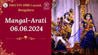 Mangal arati || ISKCON Temple Bengaluru || 06.06.2024