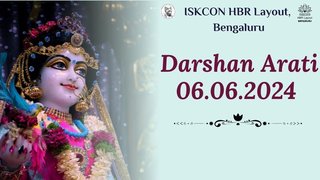 Darshan arati || ISKCON Temple Bengaluru || 06.06.2024