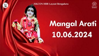 Mangal Arati || ISKCON Temple Bengaluru || 10/6/24