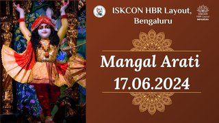 Mangal arati || ISKCON Temple Bengaluru || 17.06.2024