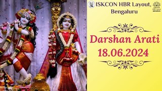 Darshan arati || ISKCON Temple Bengaluru || 18.06.2024