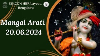 Mangal arati || ISKCON Temple Bengaluru || 20.06.2024