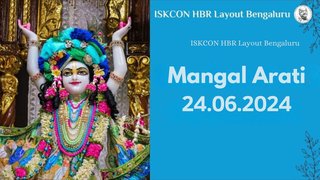 Mangal Arati || ISKCON Temple Bengaluru || 24.06.2024 ||