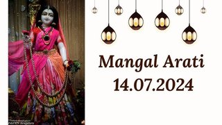 Mangal arati || ISKCON Temple Bengaluru || 14.07.2024