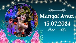 Mangal arati || ISKCON Temple Bengaluru || 15.07.2024