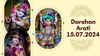 Darshan arati || ISKCON Temple Bengaluru || 15.07.2024