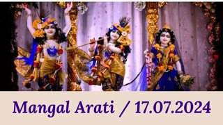 Mangal arati || ISKCON Temple Bengaluru || 17.07.2024