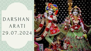 Darshan arati || ISKCON Temple Bengaluru || 29.07.2024